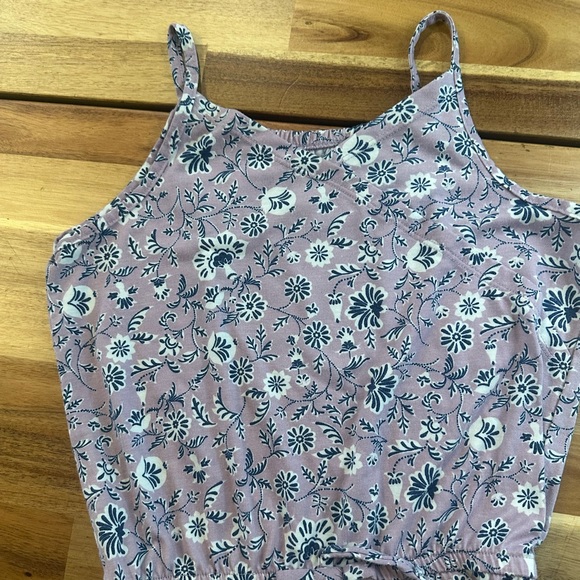 Wonder Nation Girls Sleeveless One-Piece Romper| Size L (10/12) - Picture 3 of 4